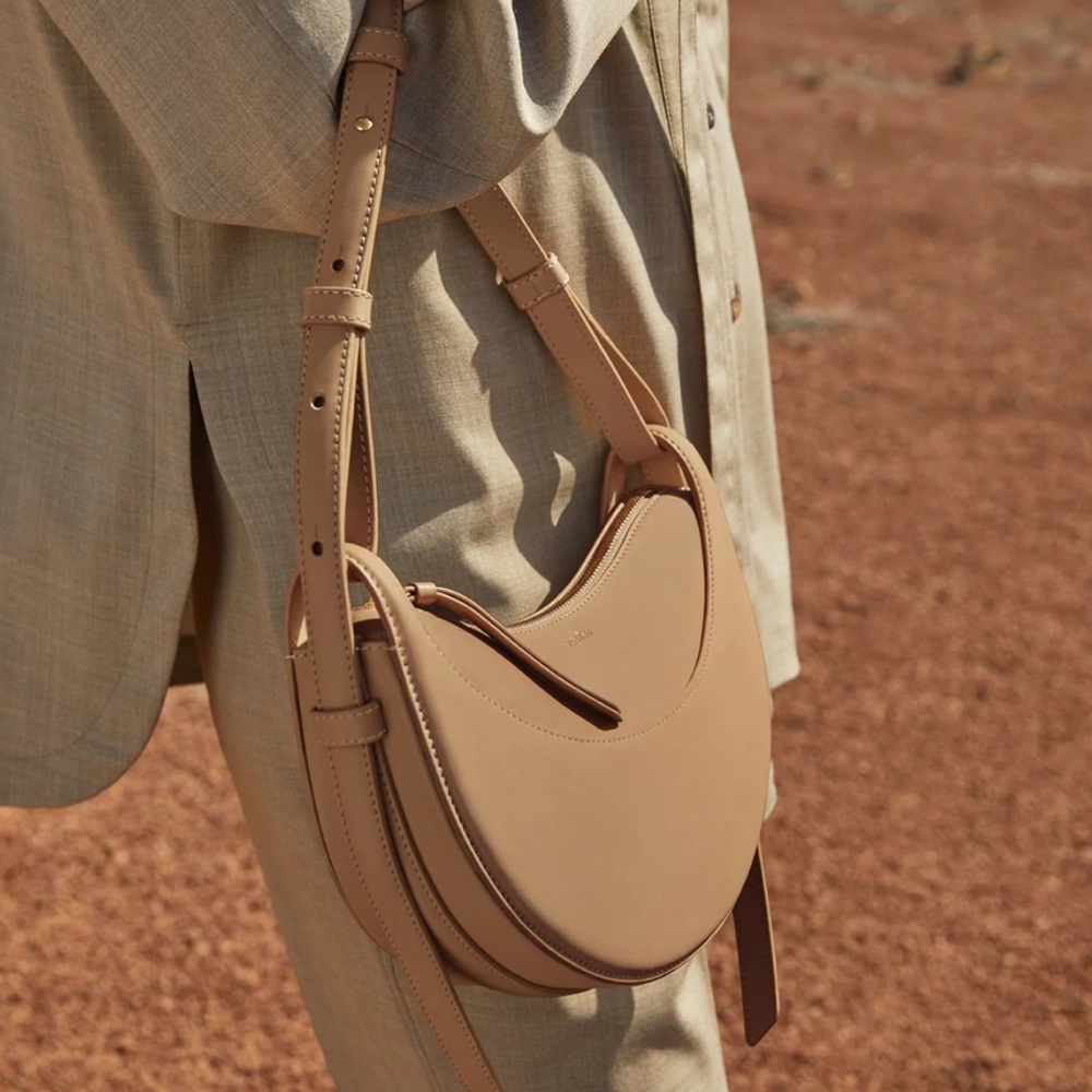 Polene Numero Dix Bag in Monochrome Beige